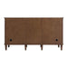 James Martin Lorelai 60 Inch Double Vanity in Mid Century Walnut Back View