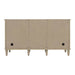 James Martin Lorelai 60 Inch Double Vanity in Whitewashed Oak Back View