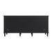 James Martin Lorelai 72" Double Vanity in Black Onyx Back View