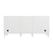 James Martin Lorelai 72" Double Vanity in Bright White Back View