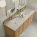 James Martin Lorelai 72" Double Vanity in Light Natural Oak With Tajnar Eclos Top