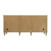 James Martin Lorelai 72 Inch Double Vanity in Light Natural Oak Back View