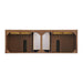 James Martin Lorelai 72 Inch Double Vanity in Mid Century Walnut Top View