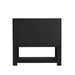 James Martin Lucian 36 Inch Single Vanity in Carbon Oak Back View