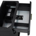 James Martin Lucian 36" Single Vanity in Carbon Oak Top Open Drawer