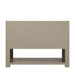 James Martin Lucian 48 Inch Single Vanity in Pebble Oak Back View