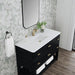 James Martin Lucian 48 Inch Single Vanity Side and Top View