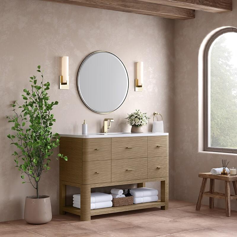 James Martin Lucian 48" Single Vanity Corner View