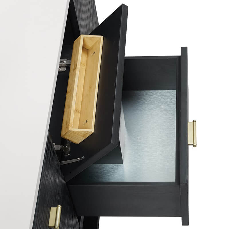 James Martin Lucian 48" Single Vanity in Carbon Oak Includes One Tip Out Drawer
