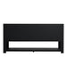 James Martin Lucian 72 Inch Double Vanity in Carbon Oak Back View