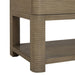 James Martin Lucian 72 Inch Double Vanity in Pebble Oak Up Close Console Type