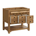James Martin Malibu 36" Single Vanity Amber Birch Open Bottom Shelf