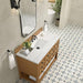 James Martin Malibu 48" Single Vanity With Arctic Fall Solid Surface Top