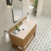 James Martin Malibu 48" Single Vanity With Eternal Marfil Silestone Top