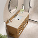 James Martin Malibu 60" Single Vanity Amber Birch With Eternal Marfil Top