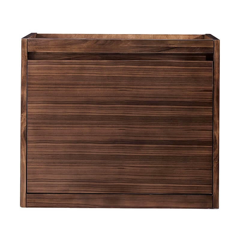 James Martin Mantova 23.6 Inch Single Vanity in Mid Century Walnut Without Base Cabinet Only