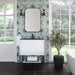 James Martin Mantova 31.5" Single Vanity in Glossy White Front View