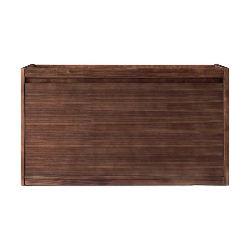 James Martin Mantova 35.4" Single Vanity in Mid Century Walnut Without Base Cabinet Only