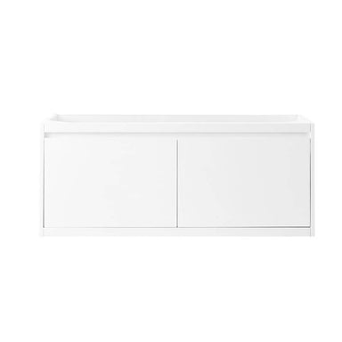 James Martin Mantova 47.3" Single Vanity in Glossy White Without Base Cabinet Only