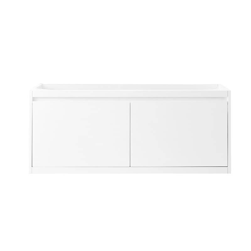 James Martin Mantova 47.3" Single Vanity in Glossy White Without Base Cabinet Only