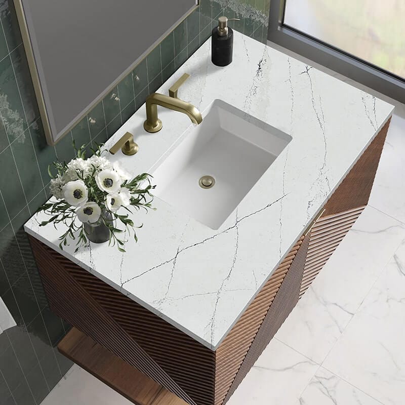 James Martin Marcello 36" Single Vanity Ethereal Noctis Top