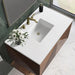 James Martin Marcello 36" Single Vanity White Zeus Silestone Top