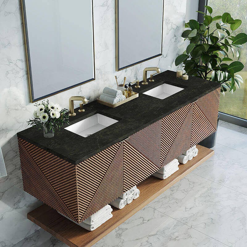 James Martin Marcello 72 inch Single Vanity in Phantome Eclos Top