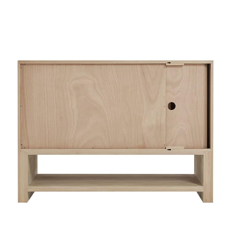 James Martin Marigot 48 Inch Single Vanity in Sunwashed Oak Back View