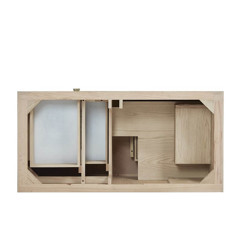 James Martin Marigot 48 Inch Single Vanity in Sunwashed Oak Top View