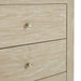 James Martin Marigot 48 Inch Single Vanity in Sunwashed Oak With Champagne Brass Knobs
