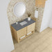 James Martin Marigot 48" Single Vanity in Sunwashed Oak With Parisien Bleu Silestone Top