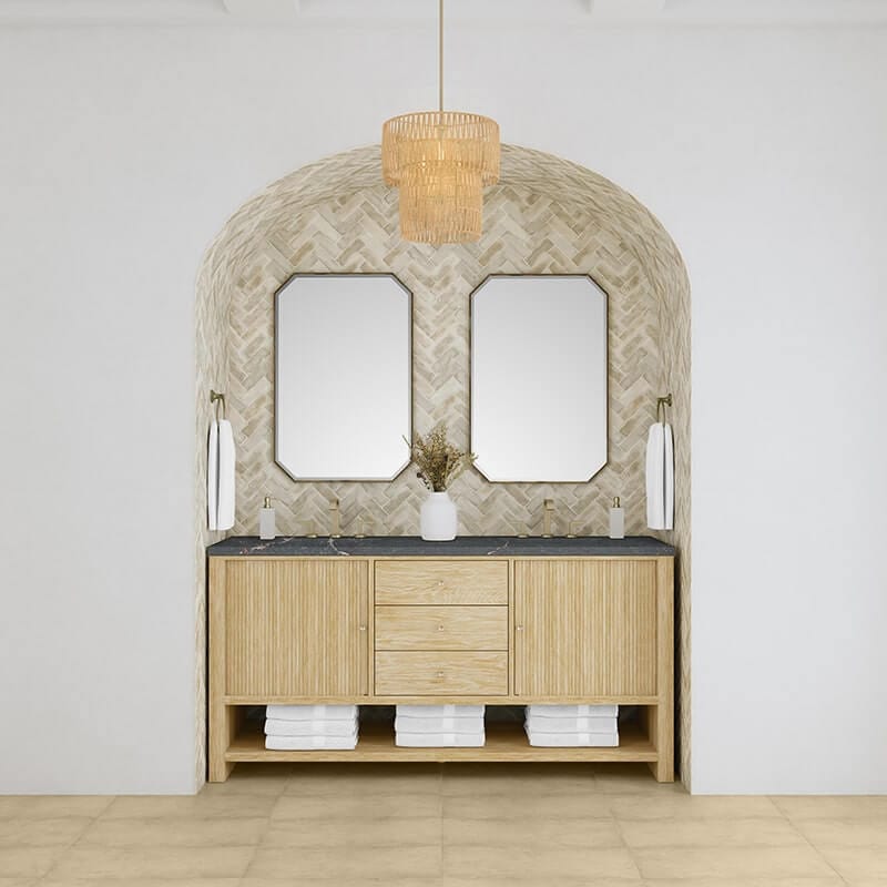 James Martin Marigot 72" Double Vanity Front View