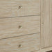 James Martin Marigot 72" Double Vanity in Sunwashed Oak With Champagne Brass Knobs