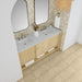 James Martin Marigot 72 Inch Double Vanity in Sunwashed Oak With Ethereal Noctis Silestone Top