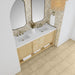 James Martin Marigot 72 Inch Double Vanity in Sunwashed Oak With White Zeus Silestone Top