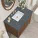 James Martin Myrrin 36 Inch Single Century Walnut Parisien Bleu Silestone Top