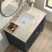 James Martin Myrrin 36 Inch Single Vanity in Carbon Oak With Tajnar Eclos Top