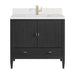 James Martin Myrrin 36 Single Vanity Carbon Oak Front View