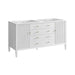 James Martin Myrrin 60 Double Vanity Bright White Cabinet