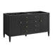 James Martin Myrrin 60" Double Vanity Carbon Oak Cabinet