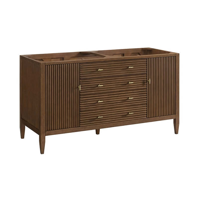 James Martin Myrrin 60 Double Vanity Century Walnut Cabinet