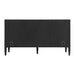 James Martin Myrrin 60 Inch Double Vanity Carbon Oak Back View