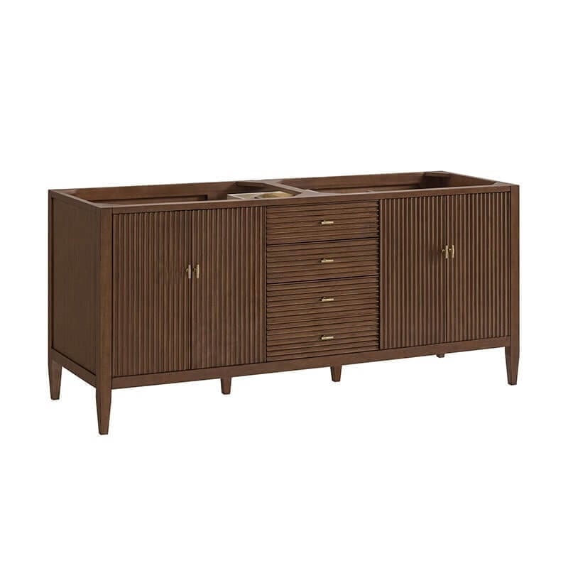 James Martin Myrrin 72" Double Vanity Century Walnut Cabinet