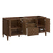 James Martin Myrrin 72 Inch Double Vanity Century Walnut Corner View