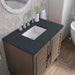 James Martin Portland 36 Inch Single Vanity in Whitewashed Walnut With Charcoal Soapstone Silestone Top