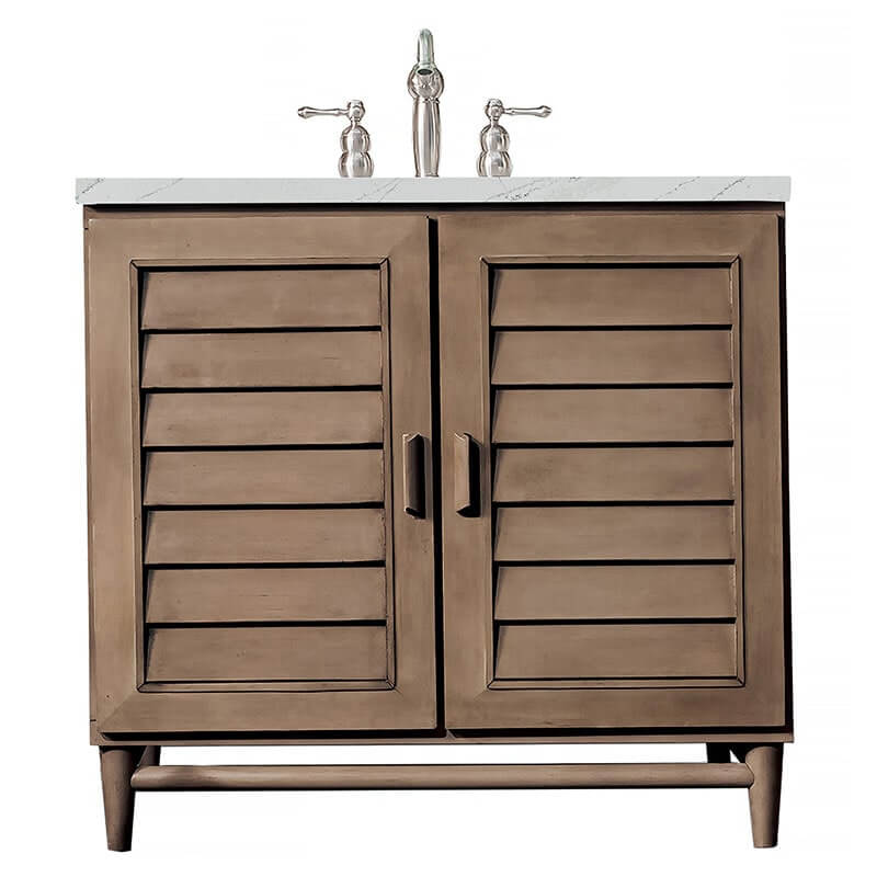 james martin portland 36 inch vanity whitewashed walnut ethereal noctis top