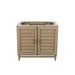 James Martin Portland 36 Single Vanity Whitewashed Walnut Cabinet