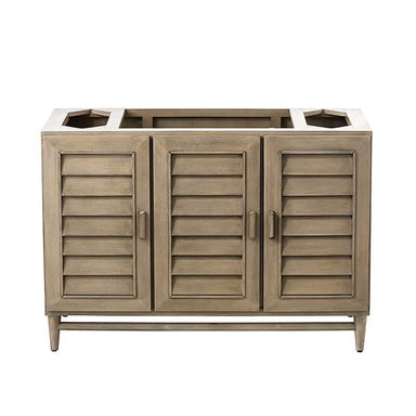 James Martin Portland 48 Single Vanity Whitewashed Walnut Cabinet
