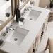 James Martin Portland 60 Inch Double Vanity Whitewashed Walnut Eternal Jasmine Pearl Silestone Top