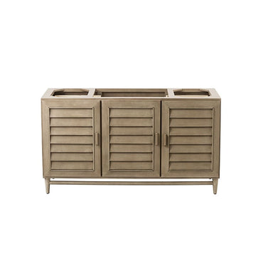 James Martin Portland 60 Single Vanity Whitewashed Walnut Cabinet